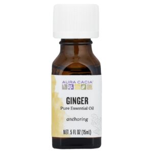 Aura Cacia Óleo Essencial Puro Gengibre 15 ml (05 fl oz)