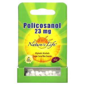 Natures Life Policosanol 23 mg 60 Comprimidos