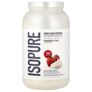 Isopure Proteína em Pó com Zero Carboidratos Morangos e Creme 14 kg (31 lb)