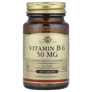 Solgar Vitamina B6 50 mg 100 comprimidos
