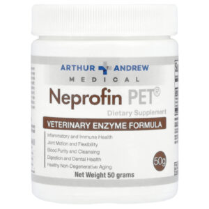 Arthur Andrew Medical Neprofina para Animais de Estimação Fórmula Enzimática para Veterinários 50 g