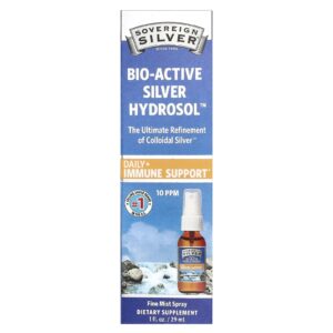 Sovereign Silver Bio-Active Silver Hydrosol™ Spray Fino 10 ppm 29 ml (1 fl oz)