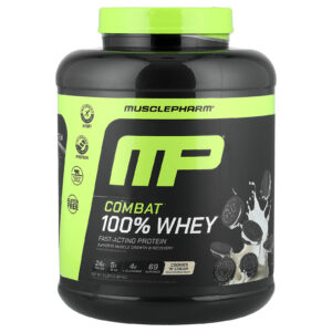 MusclePharm 100% Proteína Whey em Pó Combat® Cookies e Creme 228 kg (5 lb)