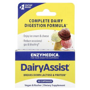 Enzymedica DairyAssist® 30 Cápsulas