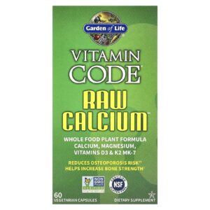 Garden of Life Vitamin Code® RAW Calcium™ 60 Cápsulas Vegetarianas