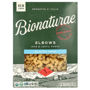 Bionaturae Macarrão de Arroz e Lentilha Sem Glúten Cotovelos 340 g (12 oz)
