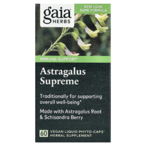 Gaia Herbs Astrágalo Supremo 60 Fitocápsulas líquidas veganas