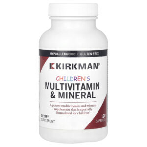 Kirkman Labs Mineral Multivitamínico para Crianças 120 Cápsulas