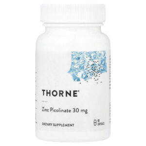 Thorne Picolinato de Zinco 30 mg 60 Cápsulas