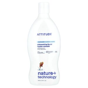 ATTITUDE Nature + Technology™ Detergente para Lavar Louça Flores Silvestres 700 ml (237 fl oz)