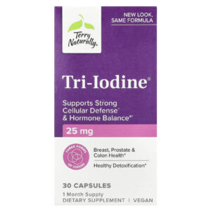 Terry Naturally Tri-Iodine® 25 mg 30 Cápsulas