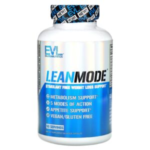 EVLution Nutrition LeanMode Auxílio à Perda de Peso sem Estimulantes 150 Cápsulas Vegetais