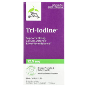 Terry Naturally Tri-Iodine® 125 mg 180 Cápsulas