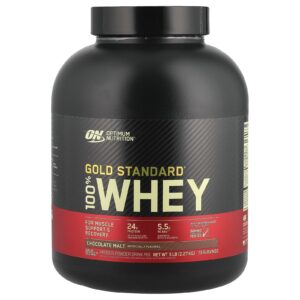 Optimum Nutrition Gold Standard 100% Whey Malte de Chocolate 227 kg (5 lb)