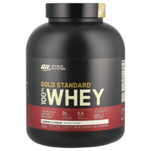 Optimum Nutrition Gold Standard® 100% Whey Cookies e Creme 211 kg (465 lb)