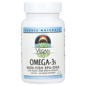 Source Naturals Ômega-3 Vegana 30 Cápsulas Softgel Veganas