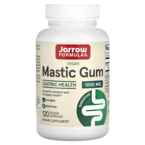 Jarrow Formulas Goma de Mástique Vegana 120 Cápsulas Vegetais (500 mg por Cápsula)