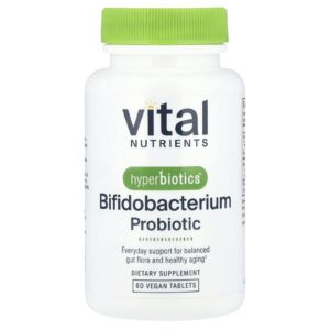 Vital Nutrients Hyperbiotics® Probiótico Bifidobacterium 60 Comprimidos Veganos