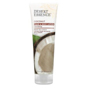 Desert Essence Loção para Mãos e Corpo Coco 237 ml (8 fl oz)