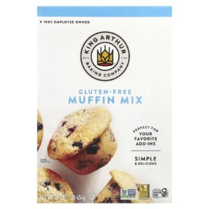 King Arthur Baking Company Mistura para Muffin Sem Glúten 16 oz (454 g)