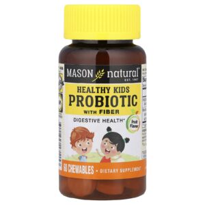 Mason Natural Probiótico com Fibra para Crianças Saudáveis 60 Comprimidos Mastigáveis