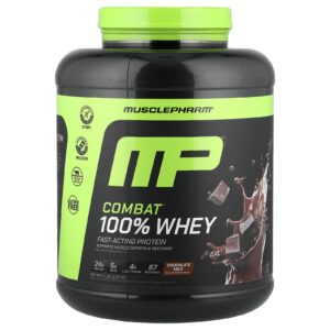 MusclePharm 100% Proteína Whey em Pó Combat® Leite com Chocolate 227 kg (5 lb)