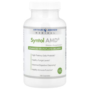 Arthur Andrew Medical Syntol AMD Entrega Avançada de Microflora 500 mg 180 Cápsulas