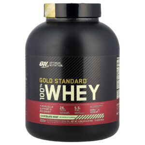 Optimum Nutrition Gold Standard 100% Whey Chocolate e Menta 224 kg (494 lbs)