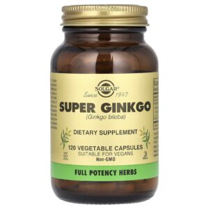 Solgar Super Ginkgo 120 Cápsulas Vegetais