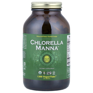 HealthForce Superfoods Chlorella Manna™ 1.200 VeganTabs™ (250 mg por Comprimido)