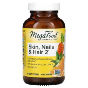 MegaFood Pele Unhas e Cabelo 2 90 Comprimidos