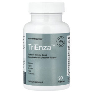 Houston Enzymes TriEnza™ Mistura de Enzimas Digestivas 90 Cápsulas
