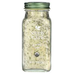 Simply Organic Sal com Alho 4.70 oz (133 g)