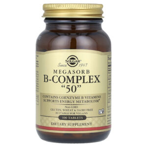 Solgar Complexo B Megasorb "50" 100 comprimidos