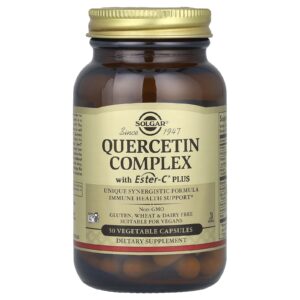 Solgar Complexo de Quercetina com Ester-C Plus 50 Cápsulas Vegetais