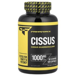 Primaforce Cissus (Cissus Quadrangularis) 120 Cápsulas (500 mg por Cápsula)