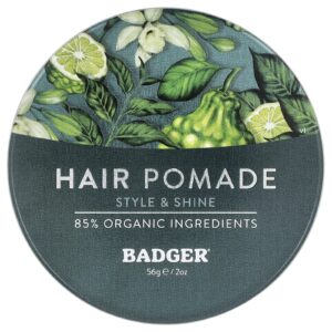 Badger Pomada Capilar Para Todos os Tipos de Cabelos Baunilha e Bergamota 56 g (2 oz)
