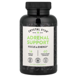 Crystal Star Suporte Adrenal 60 Cápsulas Vegetarianas