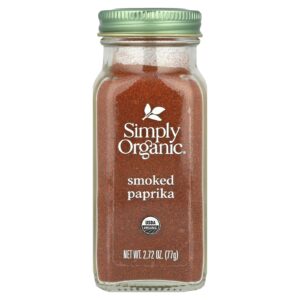 Simply Organic Páprica Orgânica Defumada 77 g (272 oz)