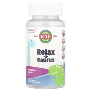 KAL Dinosaurs® Relax-a-Saurus™ Uva 30 Cápsulas Mastigáveis