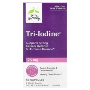 Terry Naturally Tri-Iodine® 25 mg 60 Cápsulas