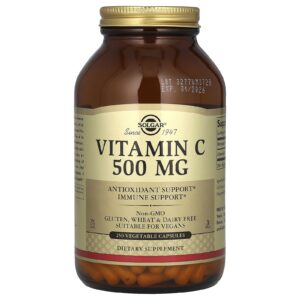 Solgar Vitamina C 500 mg 250 Cápsulas Vegetais