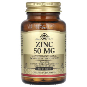 Solgar Zinco 50 mg 100 Comprimidos