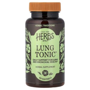 Herbs Etc. Lung Tonic™ 60 Cápsulas Softgel