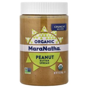 MaraNatha Manteiga de Amendoim Orgânica Crocante 16 oz (454 g)