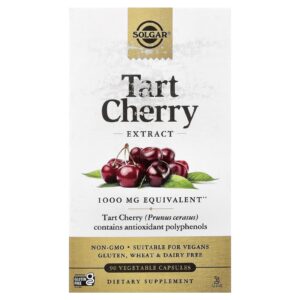 Solgar Tart Cherry Extract 90 Cápsulas Vegetais