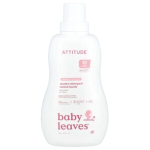 ATTITUDE Baby Leaves™ Sabão para Roupas Extrasuave Sem Perfume 104 l (352 fl oz)