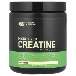 Optimum Nutrition Creatina Micronizada em Pó Sem Sabor 300 g (1058 oz)