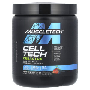 MuscleTech Cell Tech™ Creactor® Sabor Ponche de Frutas Extremo 274 g (965 oz)