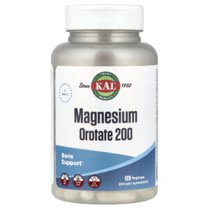 KAL Magnesium Orotate 200 120 Cápsulas Vegcápsulas (50 mg por Cápsula)